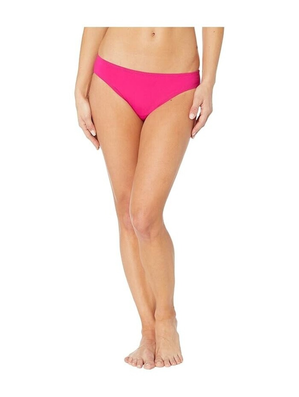 LAUREN Ralph Lauren Chevron Solid Hipster Bottom (Orchid) Women's Swimwear 12